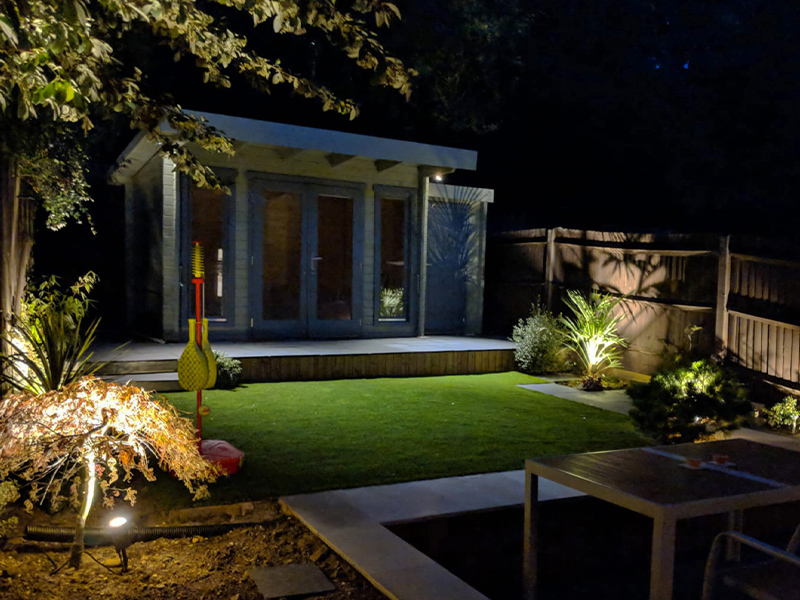 anti glare garden lighting in staffordshire